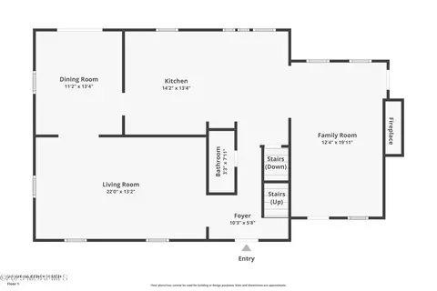 Floorplan - 549 Nicholas Rd, Brick, NJ 08724 photo 1 of 2