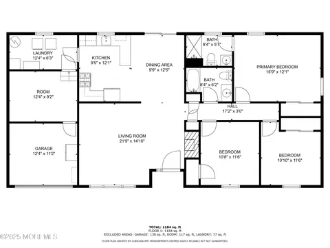 Floorplan - 260 Wallace Ave, Forked River, NJ 08731 photo 1 of 1