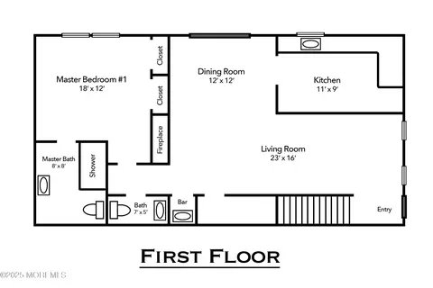 Floorplan - 6 Hickory Ct #C, Brielle, NJ 08730 photo 1 of 3