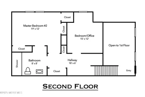 Floorplan - 6 Hickory Ct #C, Brielle, NJ 08730 photo 2 of 3