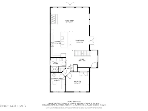 Floorplan - 20 Riverview Pl, Sea Bright, NJ 07760 photo 1 of 4