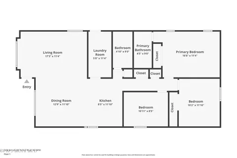 Floorplan - 1506 Beverly Rd, Forked River, NJ 08731 photo 1 of 1