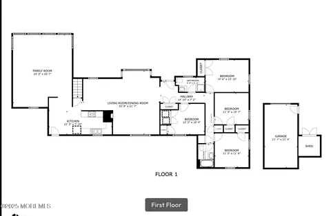 Floorplan - 21 Lenape Trl, Brick, NJ 08724 photo 1 of 1