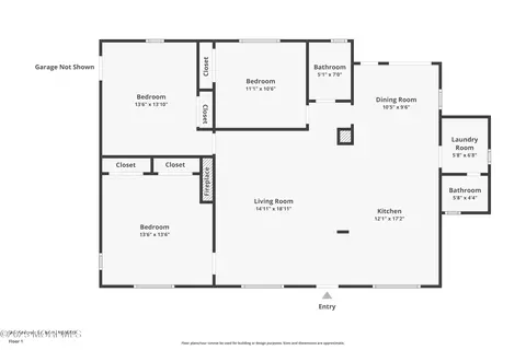 Floorplan - 505 Pinecroft Dr, Brick, NJ 08723 photo 1 of 1