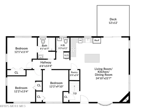 Floorplan - 309 Ormond Dr, Lavallette, NJ 08735 photo 1 of 3