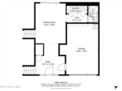 Floorplan - 416 Irons St, Forked River, NJ 08731 photo 2 of 4
