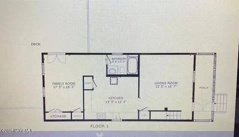Floorplan - 557 Lloyd Rd #B, Hazlet, NJ 07730 photo 2 of 2