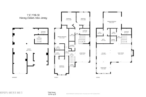 Floorplan - 7 E 77th St, Harvey Cedars, NJ 08008 photo 1 of 1