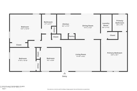 Floorplan - 1012 E Panama Ct, Forked River, NJ 08731 photo 1 of 1