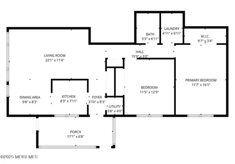 Floorplan - 2 Corey Ln #C, Jackson, NJ 08527 photo 1 of 1