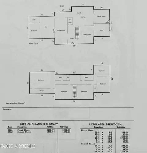 Floorplan - 137 Bingham Ave, Rumson, NJ 07760 photo 1 of 2