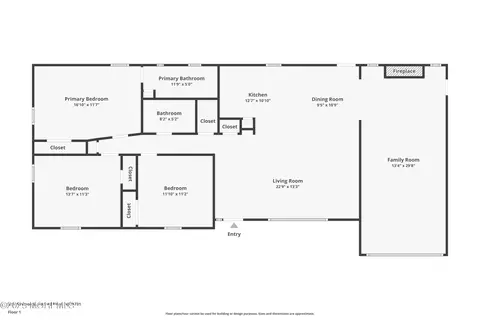 Floorplan - 520 Windsor St, Forked River, NJ 08731 photo 1 of 1