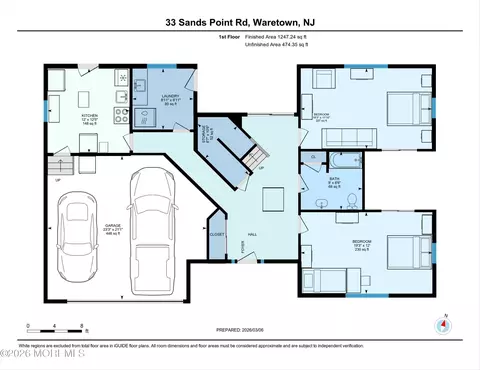 Floorplan - 33 Sands Point Rd, Waretown, NJ 08758 photo 1 of 3