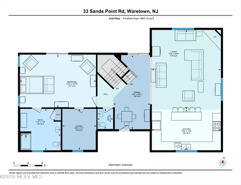 Floorplan - 33 Sands Point Rd, Waretown, NJ 08758 photo 2 of 3