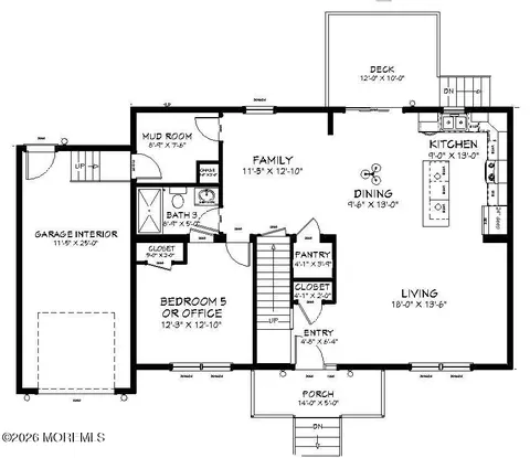 Floorplan - 744 Pine Dr, Brick, NJ 08723 photo 1 of 2