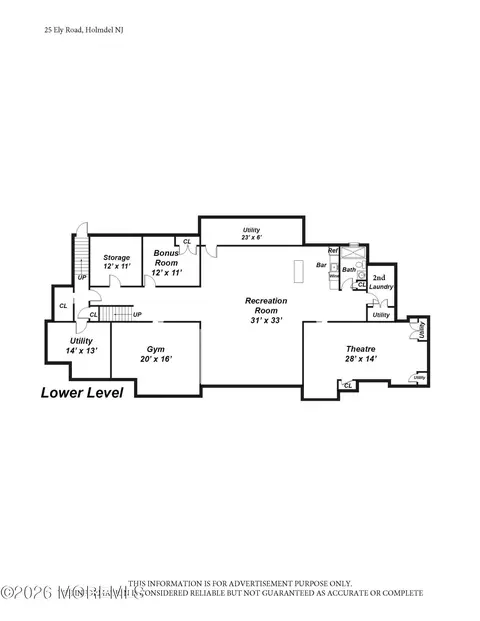 Floorplan - 25 Ely Rd, Holmdel, NJ 07733 photo 6 of 6