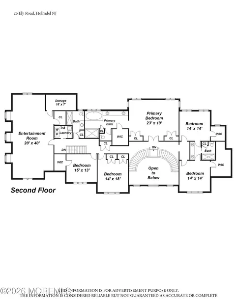 Floorplan - 25 Ely Rd, Holmdel, NJ 07733 photo 5 of 6