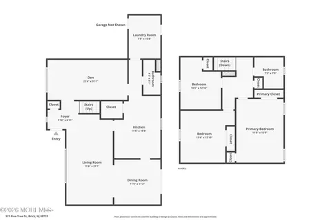 Floorplan - 251 Pine Tree Dr, Brick, NJ 08723 photo 1 of 1