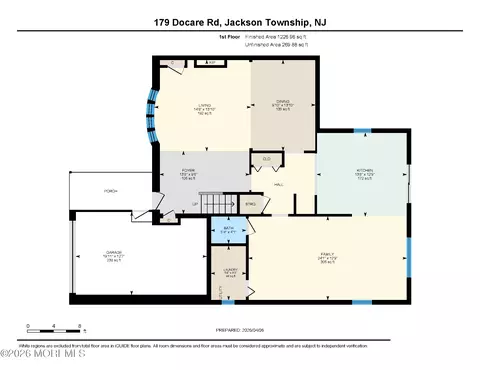Floorplan - 179 Docare Rd, Jackson, NJ 08527 photo 1 of 1