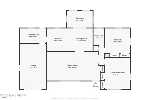 Floorplan - 1309 Clearview St, Forked River, NJ 08731 photo 1 of 1