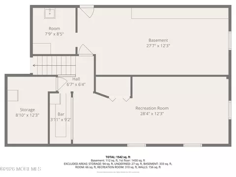Floorplan - 1708 Forge Pond Rd, Brick, NJ 08723 photo 3 of 3