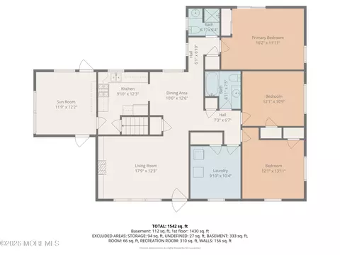 Floorplan - 1708 Forge Pond Rd, Brick, NJ 08723 photo 1 of 3