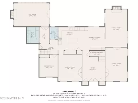 Floorplan - 69 Five Points Rd, Freehold, NJ 07728 photo 1 of 3