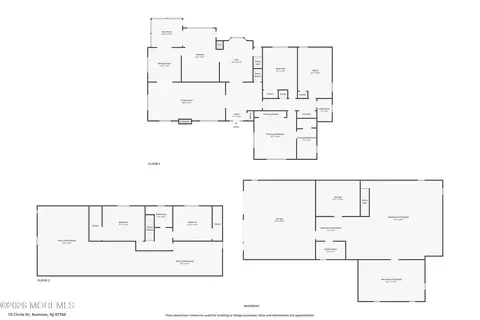 Floorplan - 15 Circle Dr, Rumson, NJ 07760 photo 5 of 5
