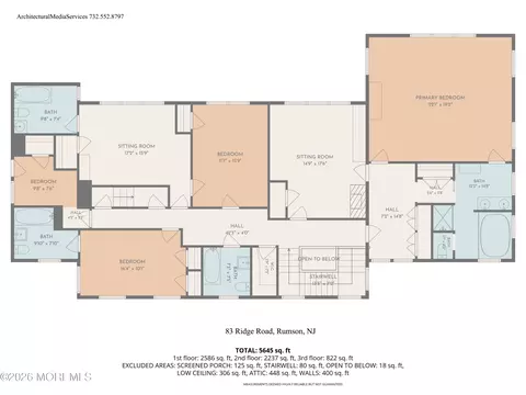 Floorplan - 83 Ridge Rd, Rumson, NJ 07760 photo 2 of 4
