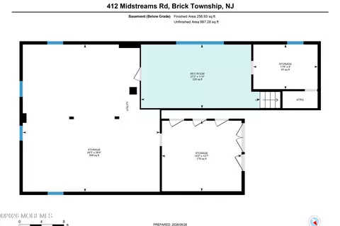 Floorplan - 412 Midstreams Rd, Brick, NJ 08724 photo 2 of 3