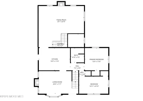 Floorplan - 12 Thompson Ave, Leonardo, NJ 07737 photo 1 of 2