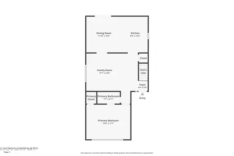 Floorplan - 522 Center St, Forked River, NJ 08731 photo 1 of 2