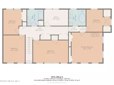 Floorplan - 508 Broadway Ave, Leonardo, NJ 07737 photo 2 of 2