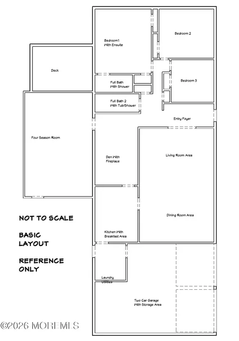 Floorplan - 743 Millbrook Rd, Brick, NJ 08724 photo 1 of 1