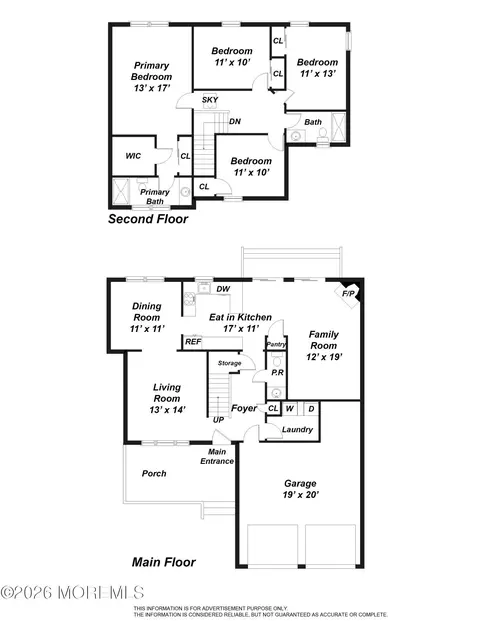 Floorplan - 719 Drum Point Rd, Brick, NJ 08723 photo 1 of 1