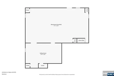 Floorplan - 24 Holmes Ln, Wayne, NJ 07470 photo 1 of 4