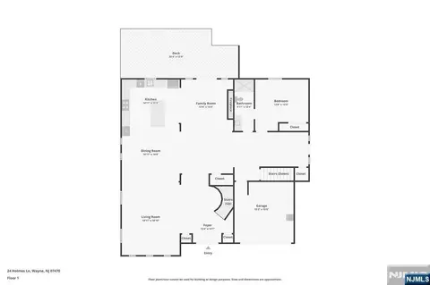 Floorplan - 24 Holmes Ln, Wayne, NJ 07470 photo 2 of 4