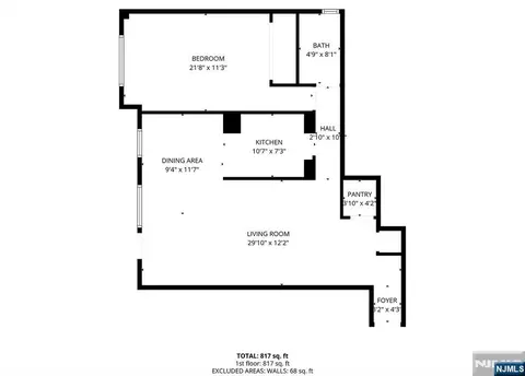 Floorplan - 307 Prospect Ave #17D, Hackensack, NJ 07601 photo 1 of 1