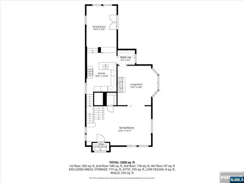 Floorplan - 258 Clinton Pl, Hackensack, NJ 07601 photo 1 of 2