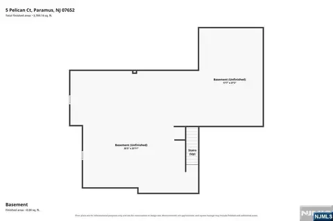 Floorplan - 5 Pelican Ct, Paramus, NJ 07652 photo 3 of 3