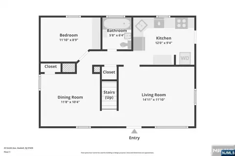 Floorplan - 23 Smith Ave, Haskell, NJ 07420 photo 1 of 3