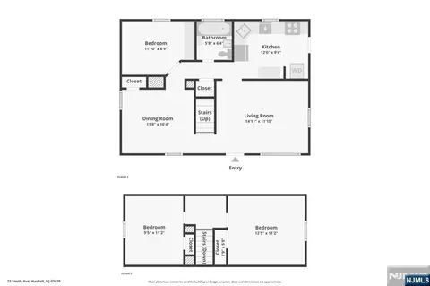 Floorplan - 23 Smith Ave, Haskell, NJ 07420 photo 3 of 3