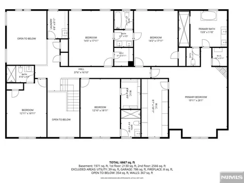 Floorplan - 532 Hobart Rd, Paramus, NJ 07652 photo 2 of 3