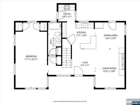 Floorplan - 694 Sunset Rd, Teaneck, NJ 07666 photo 1 of 4