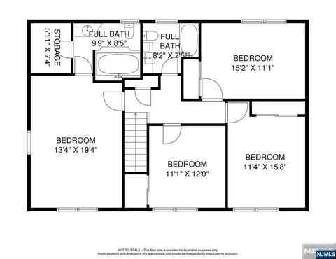 Floorplan - 6 Aster Ct, Paramus, NJ 07652 photo 2 of 3