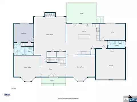 Floorplan - 445 Nevada St, Paramus, NJ 07652 photo 1 of 2