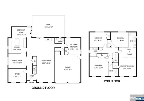Floorplan - 508 Tether Ln, Paramus, NJ 07652 photo 1 of 3