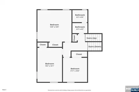 Floorplan - 13 Dogwood Ct, Paramus, NJ 07652 photo 3 of 4