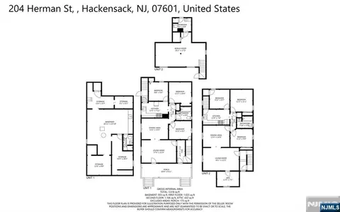 Floorplan - 204 Herman St, Hackensack, NJ 07601 photo 5 of 5