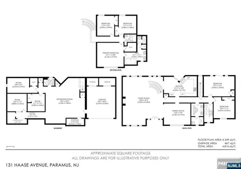 Floorplan - 131 Haase Ave, Paramus, NJ 07652 photo 1 of 4